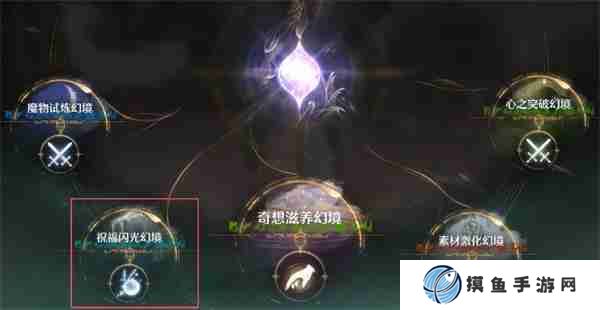 無限暖暖祝福閃光幻境幽靈列車試煉位置