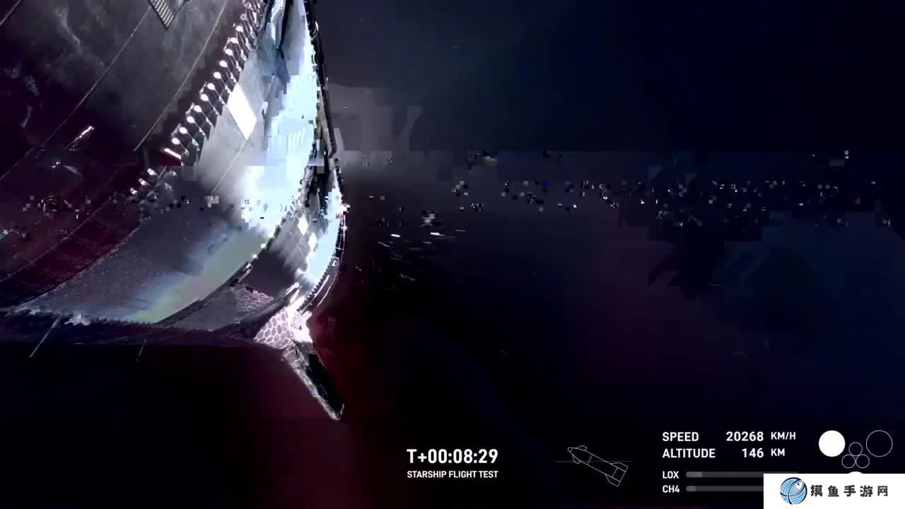 SpaceX 星艦實施第八次試飛：超重型助推器順利回收，第二級飛船解體