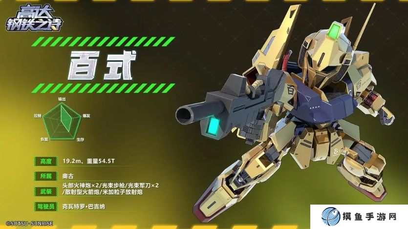 高達鋼鐵之詩百式怎么樣 高達鋼鐵之詩手游百式機體介紹