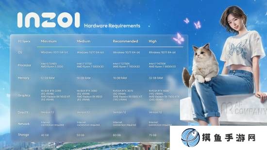 《inZOI》展示PC配置預設畫面表現 最低畫質糊成一坨